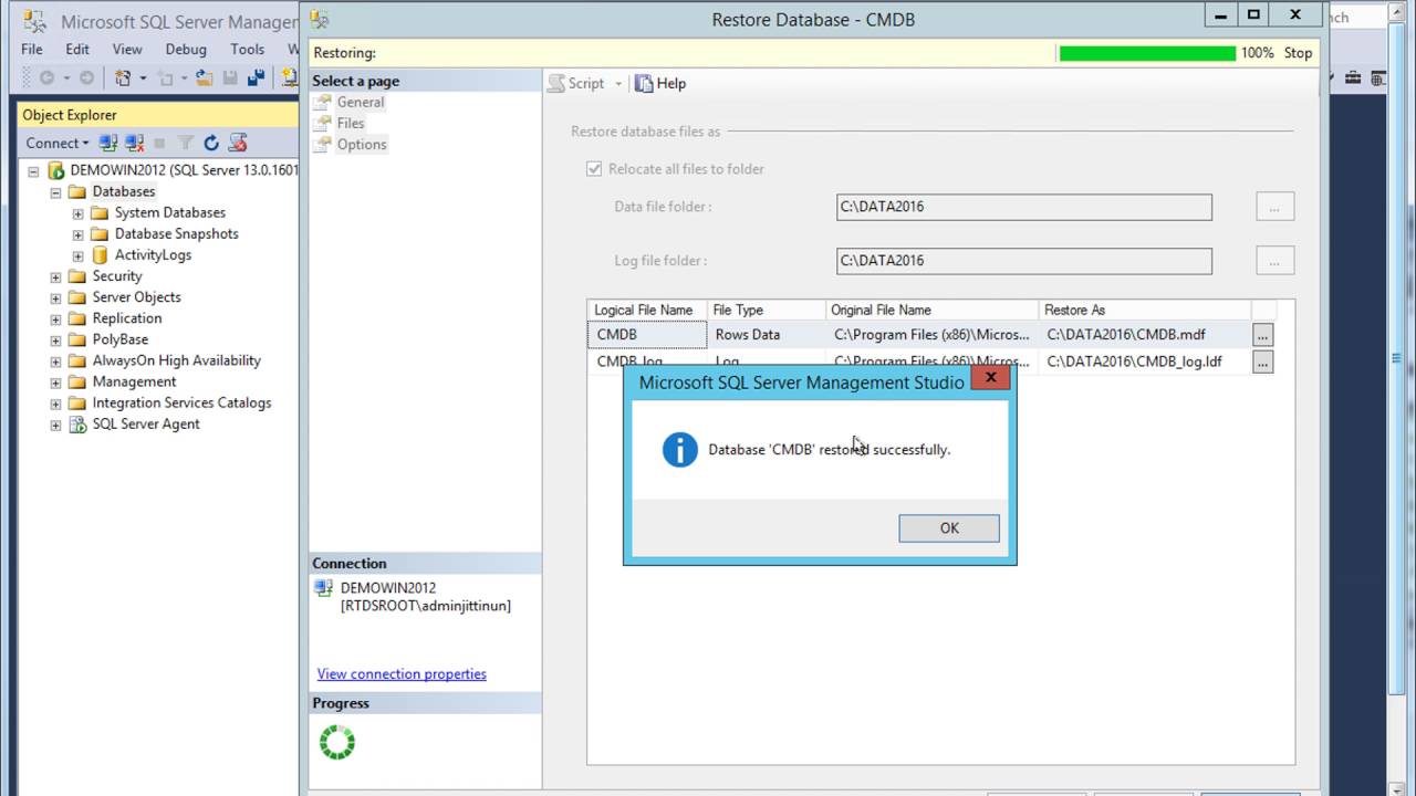 Know-How to Restore Database SQL Server 2008 from MDF File